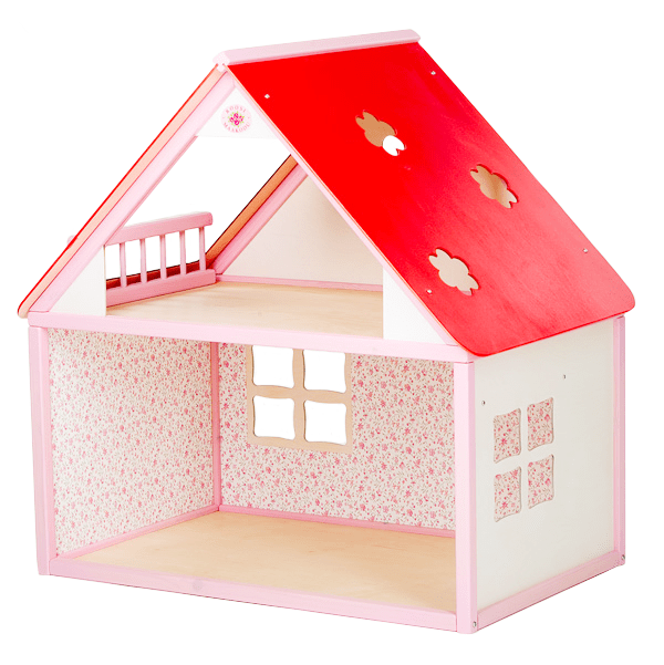 Roosi Handmade Wooden Dollhouse – Elegant & Versatile Decor by ROOSI Traditional Toys at www.brixbailey.com