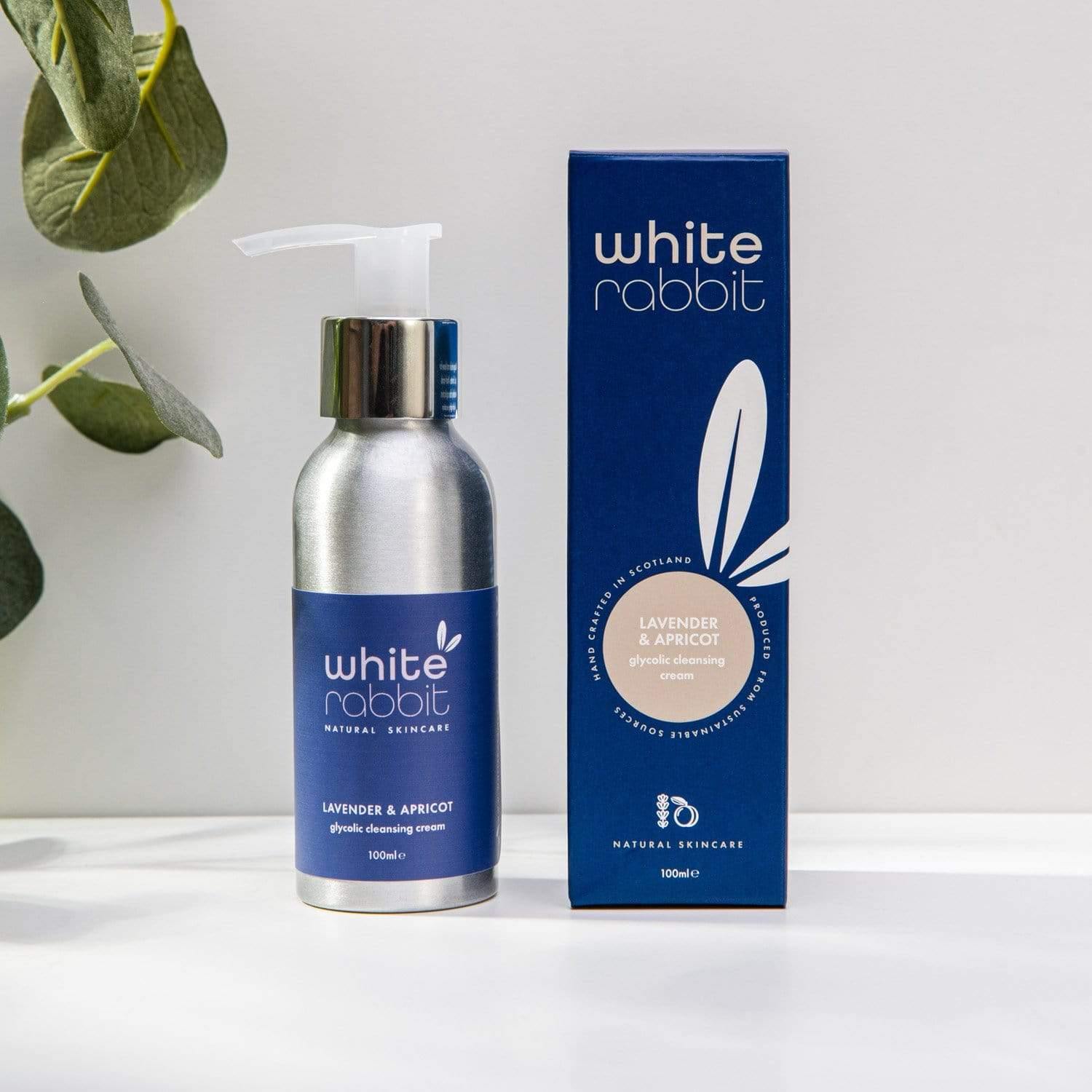 Glycolic Acid Brightening Cream Cleanser with Lavender and Apricot