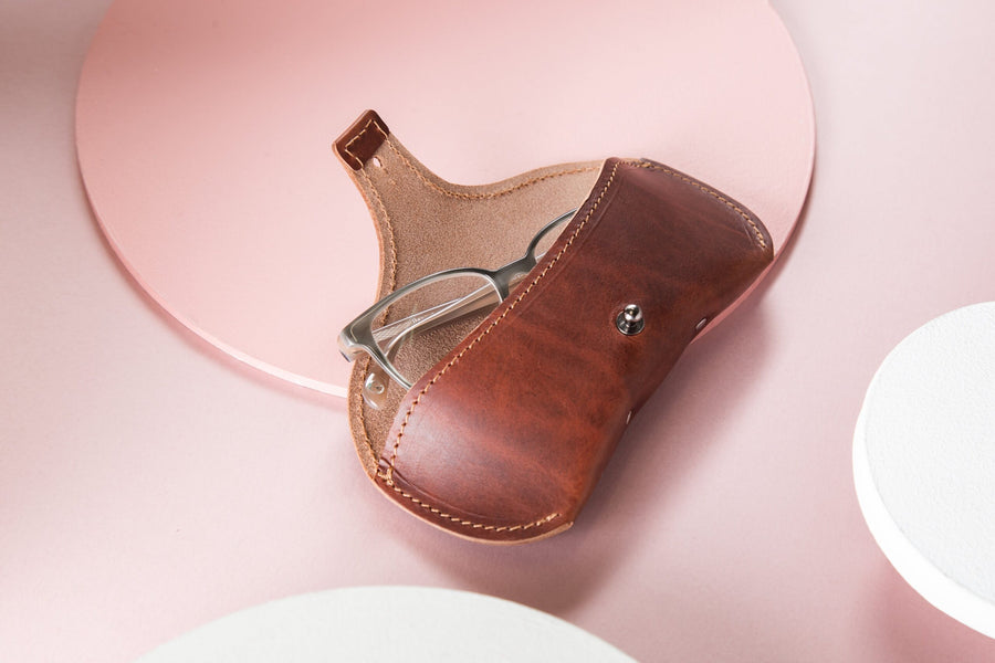 Brillebox – Premium Leather Glasses Case from Tärnsjö & Tuscany by Craftory at brixbailey.com