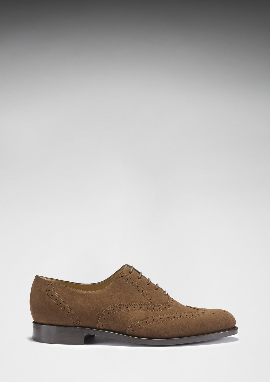 Brown Suede Brogues, Welted Leather Sole