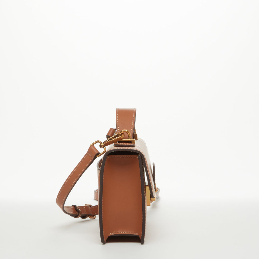 Little Brown Leather Crossbody Bag