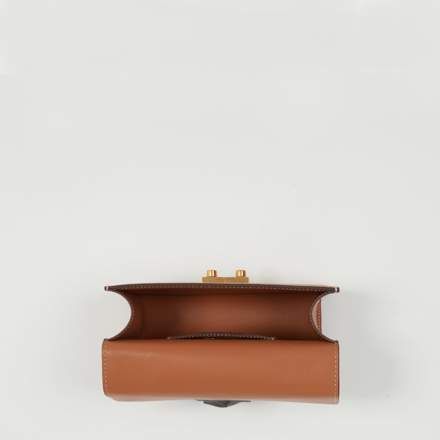 Little Brown Leather Crossbody Bag