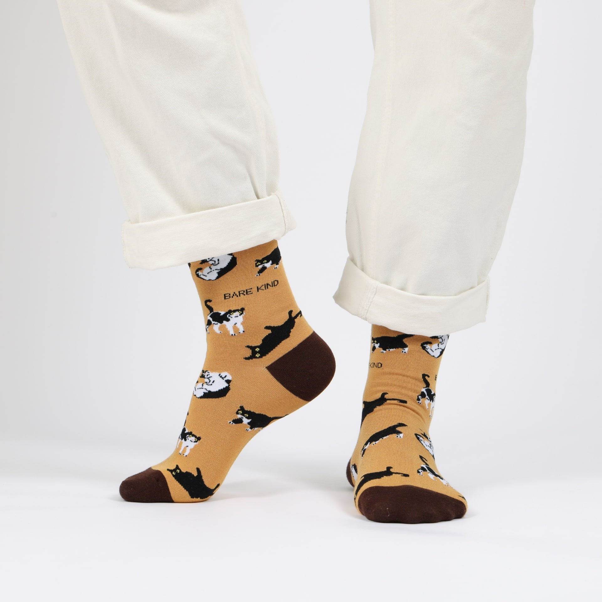 Save the Brown Cat Bamboo Socks