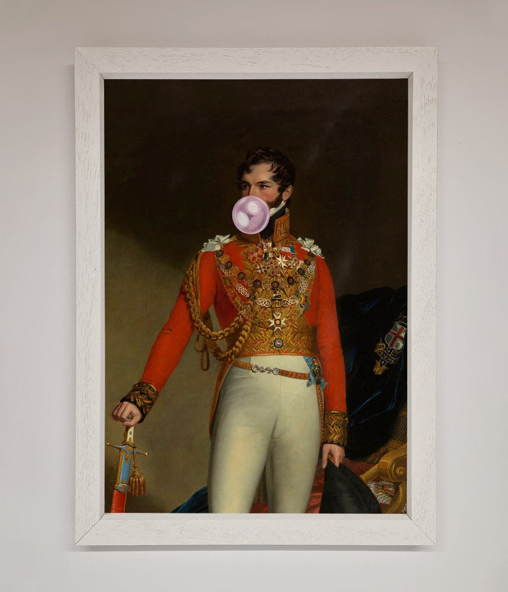 Bubble Gum Admiral Framed Wall Art