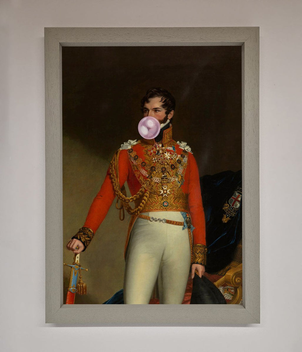 Bubble Gum Admiral Framed Wall Art