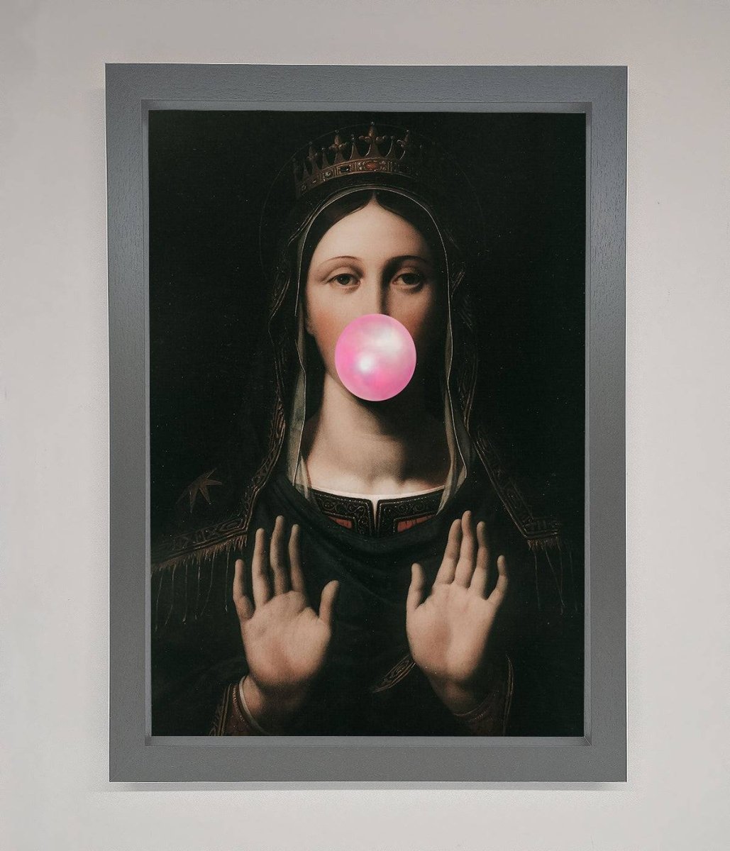 Bubble Gum Renaissance Framed Print