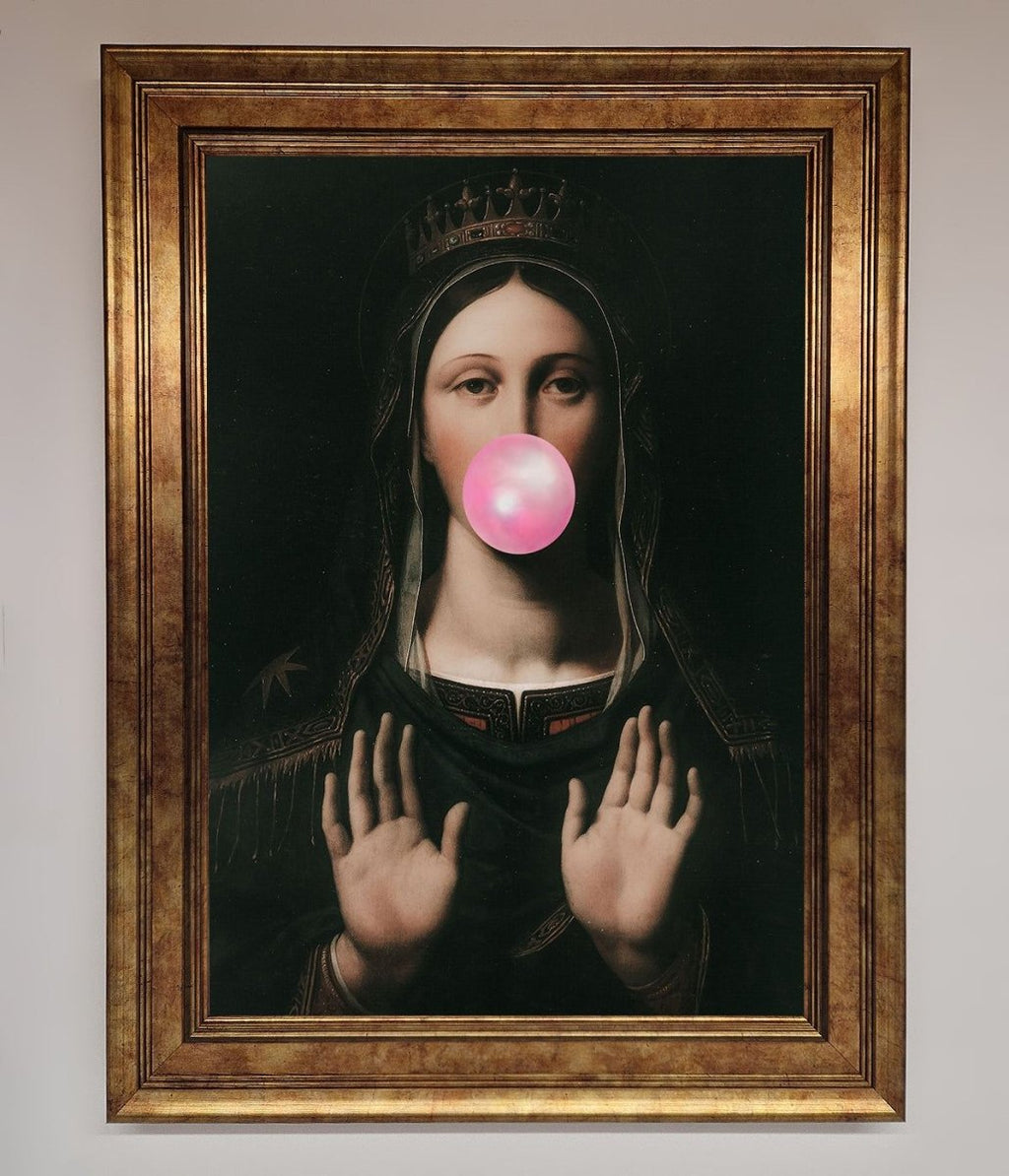 Bubble Gum Renaissance Framed Print