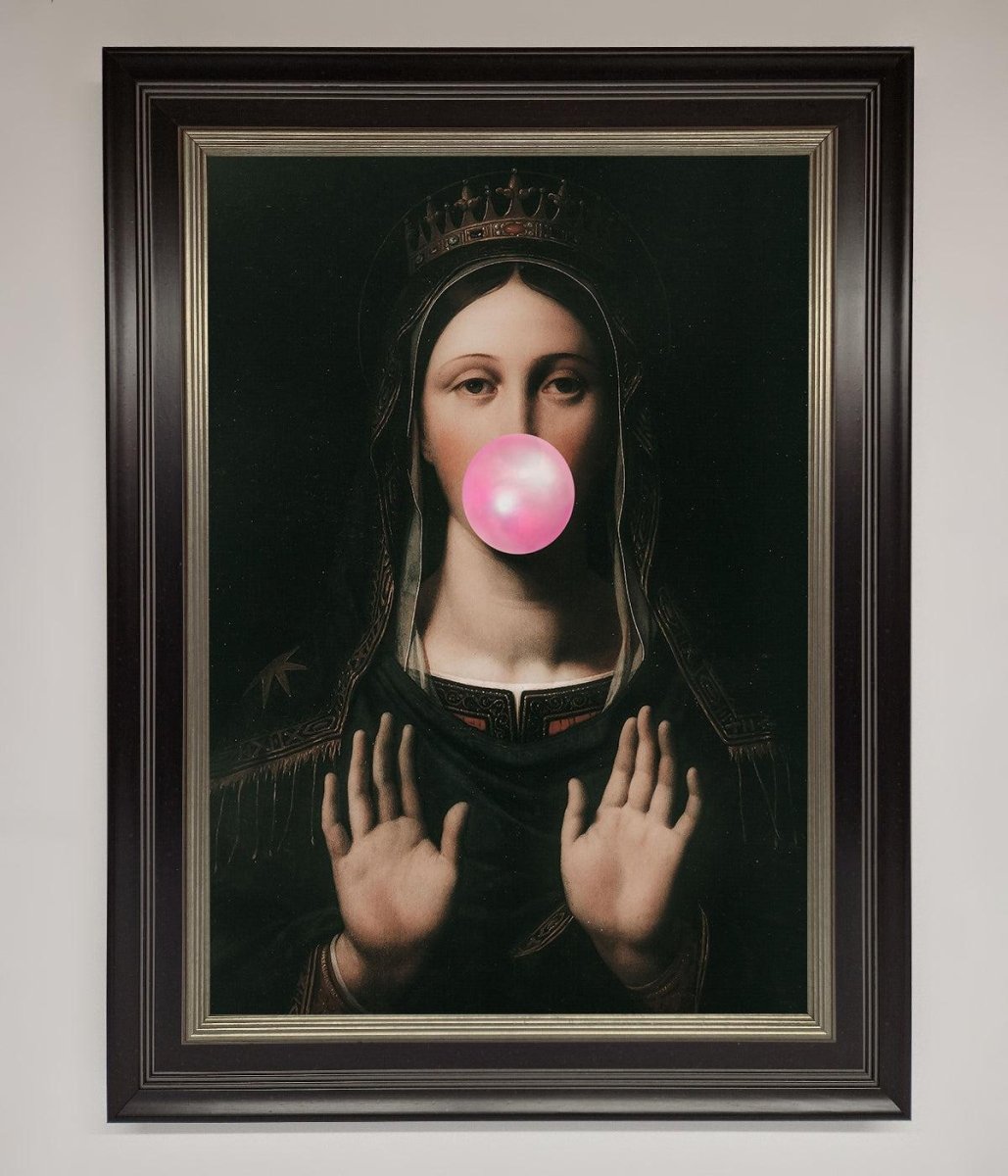 Bubble Gum Renaissance Framed Print
