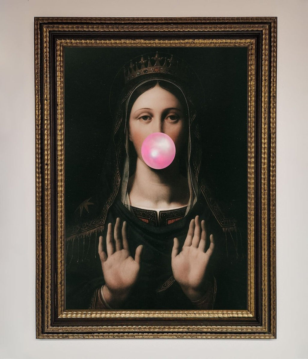 Bubble Gum Renaissance Framed Print