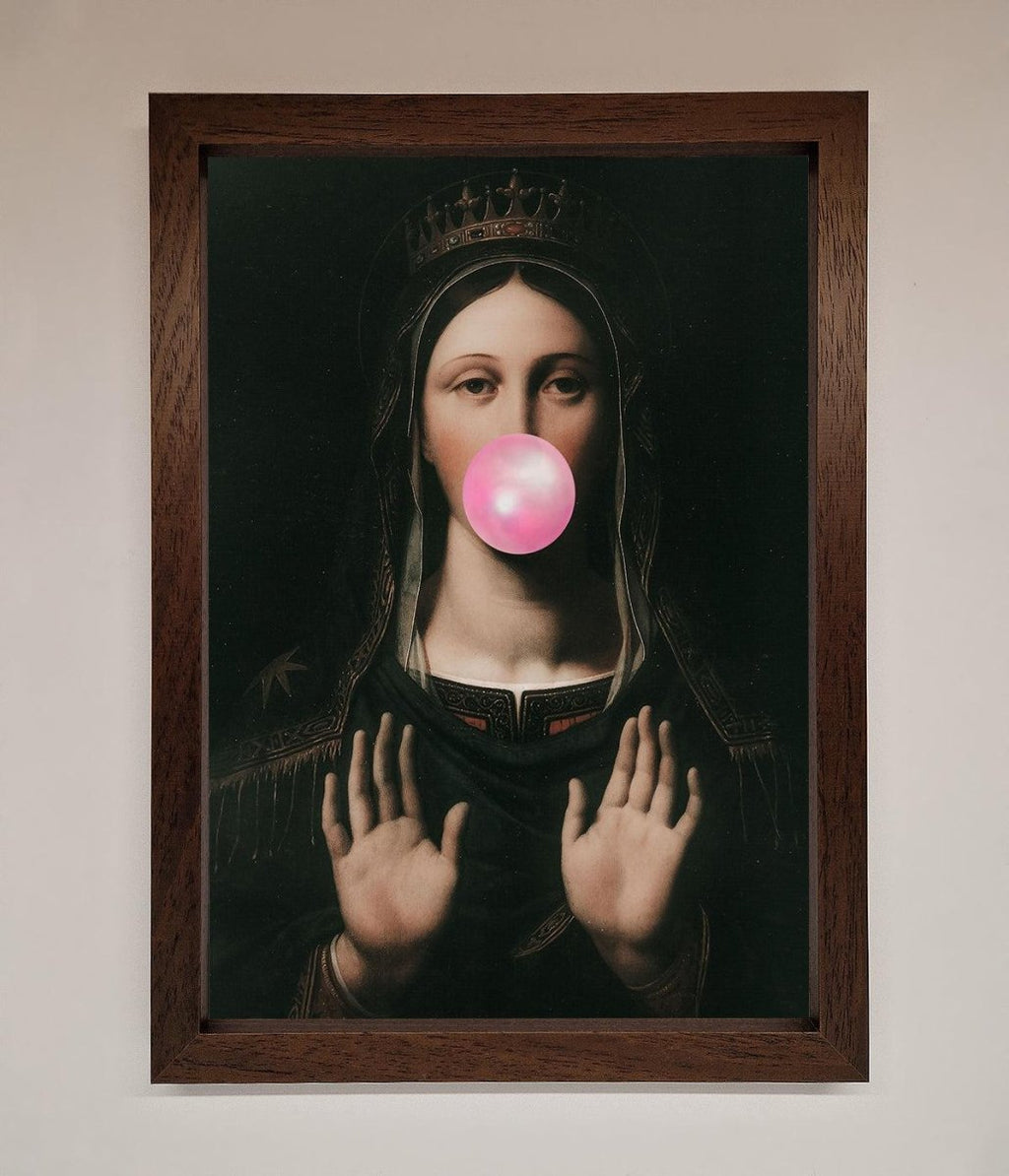 Bubble Gum Renaissance Framed Print