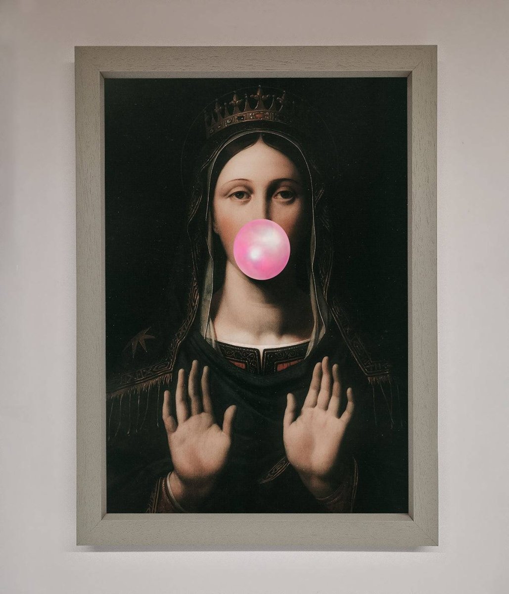 Bubble Gum Renaissance Framed Print