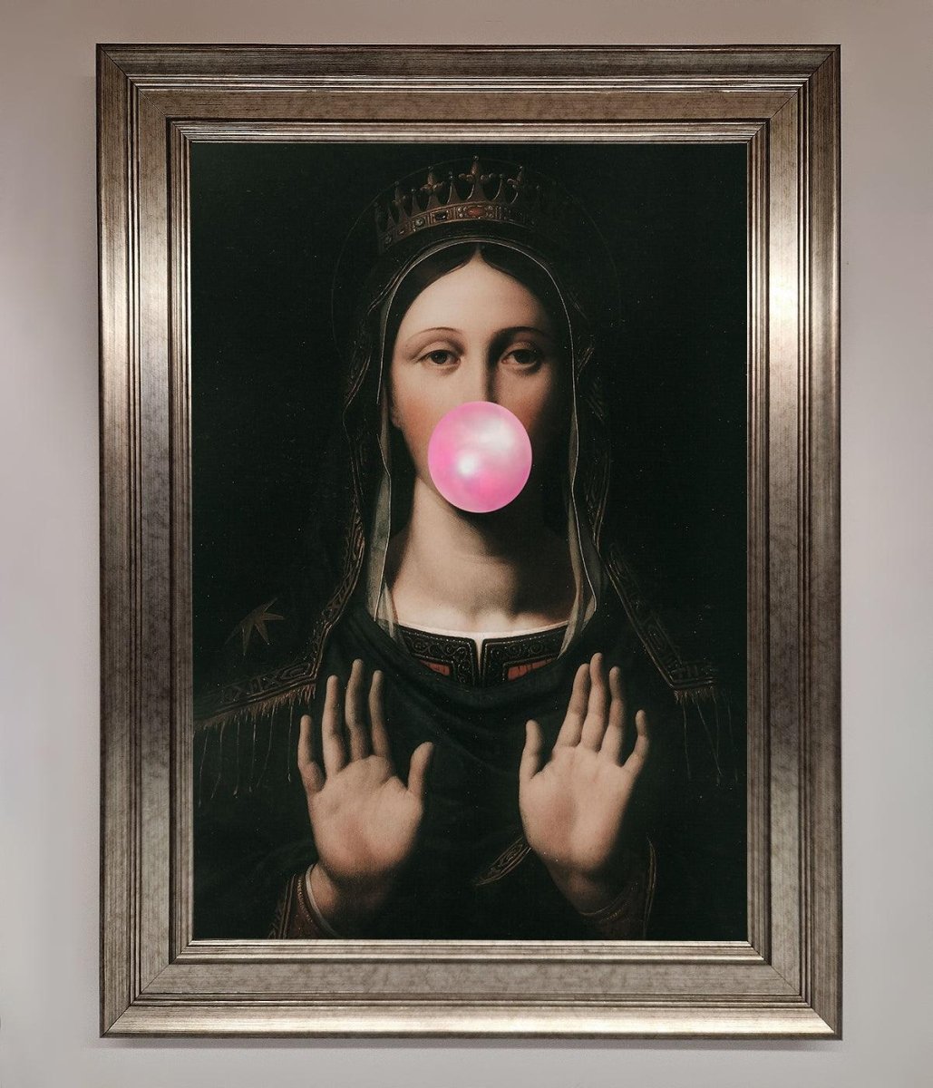 Bubble Gum Renaissance Framed Print