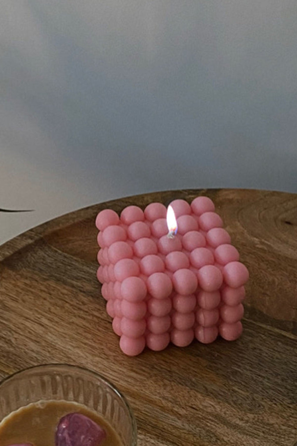 Large Bubble Candle
