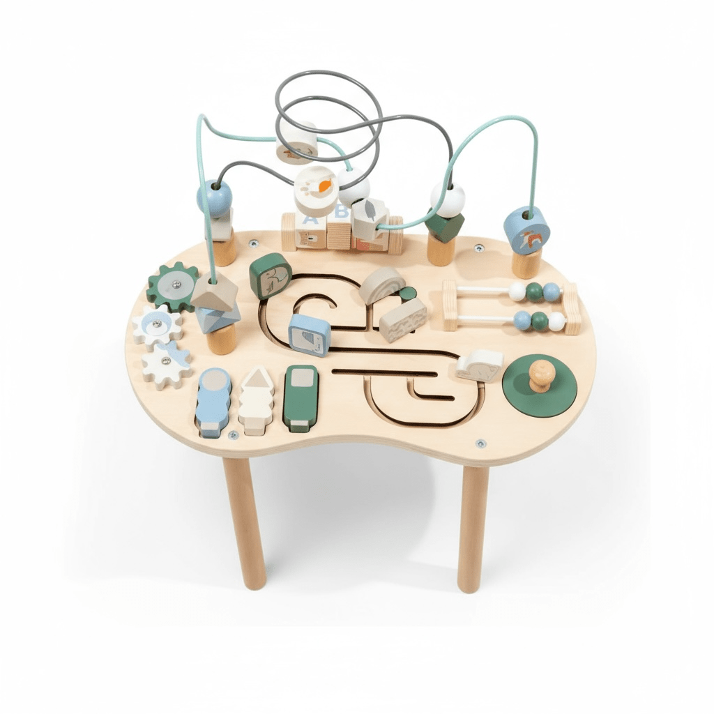 Busy Board Forest Edition Wooden Steering Wheel