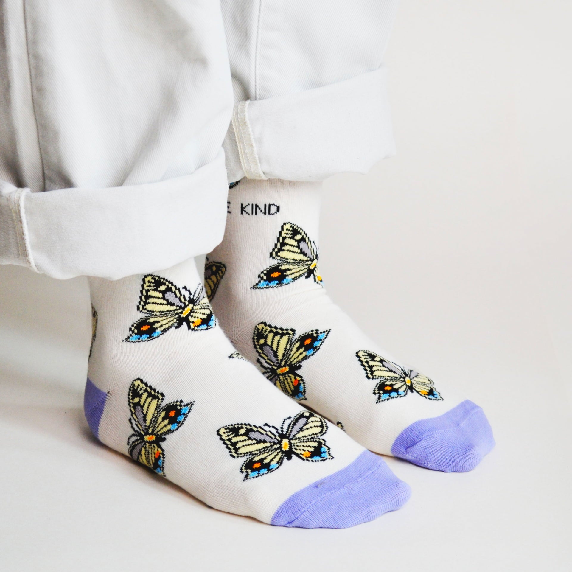 Save the Butterflies Bamboo Socks