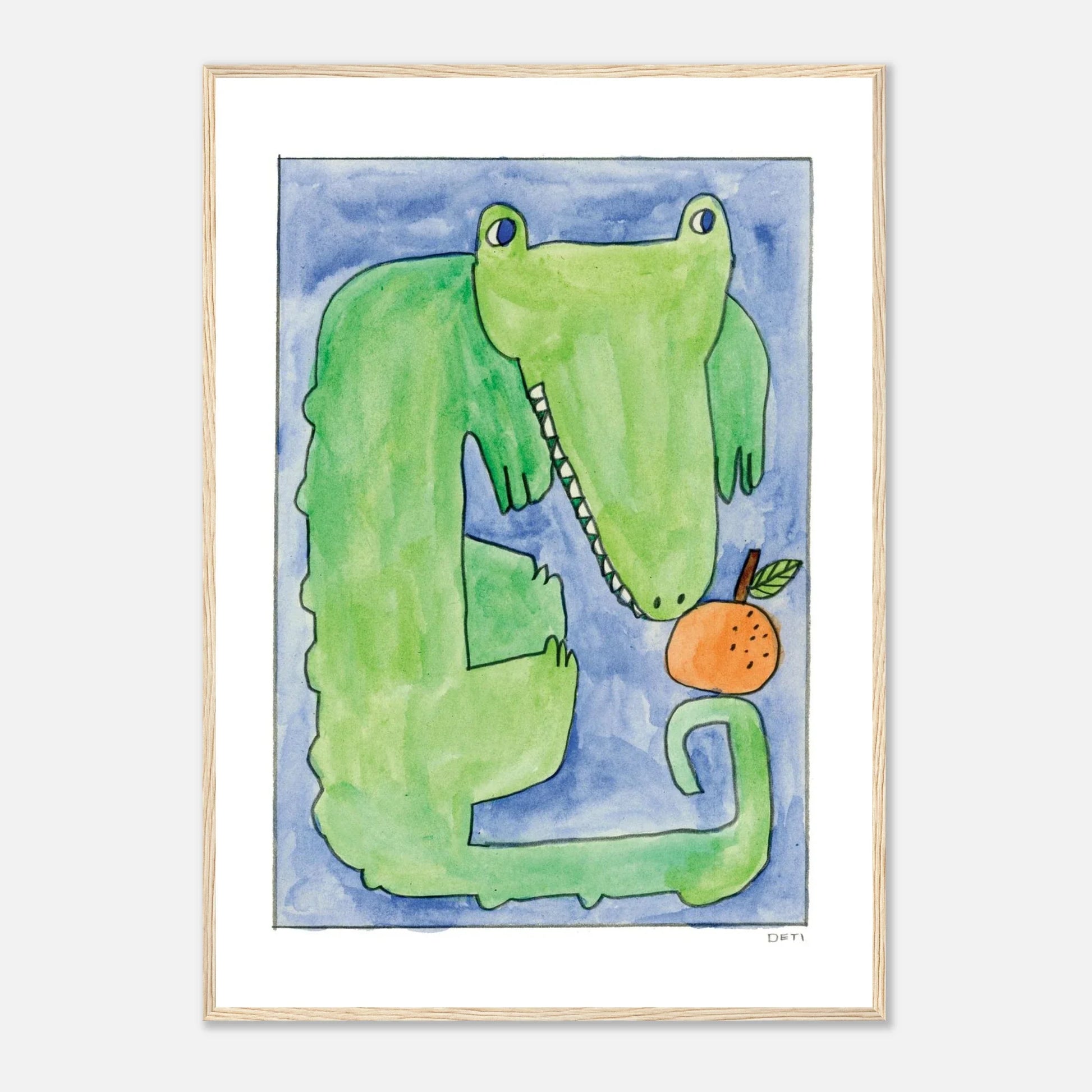 Florida Gator Framed Print by Hayley Deti