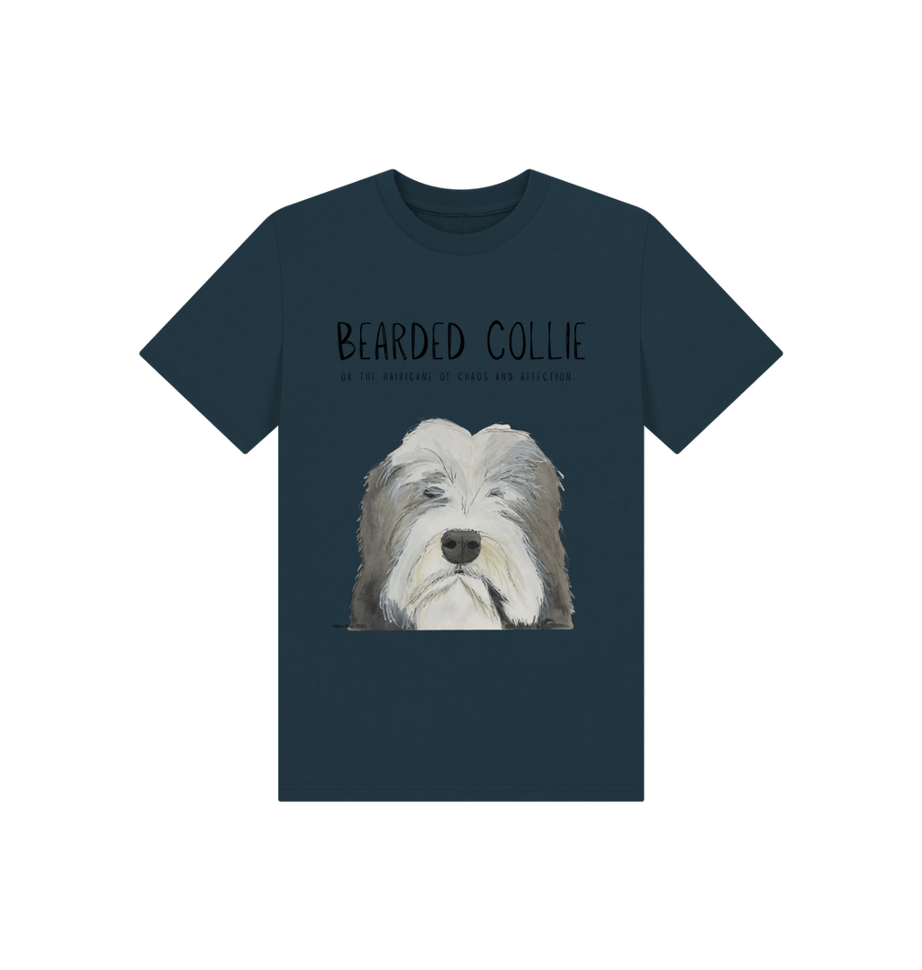 Tiny Hairicane: Bearded Collie Child's T-Shirt of Chaos & Cuddles!