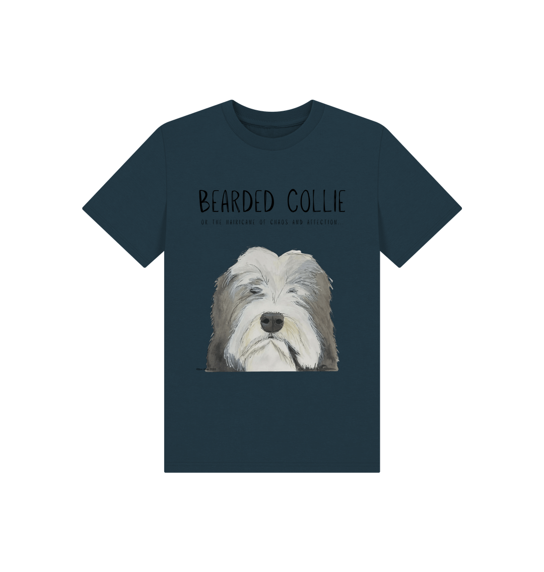 Tiny Hairicane: Bearded Collie Child's T-Shirt of Chaos & Cuddles!