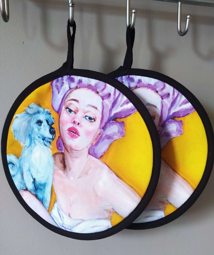 Handmade Meta-Absinthe Pot Holder – Glamorous & Functional by Katrin Valgemäe at brixbailey.com