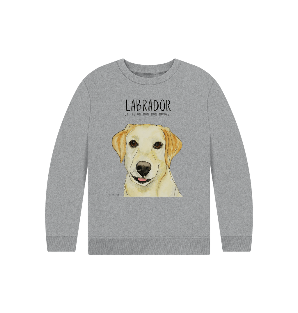 Crumb Catcher in Chief – The Yellow Labrador Kids' Sweatshirt