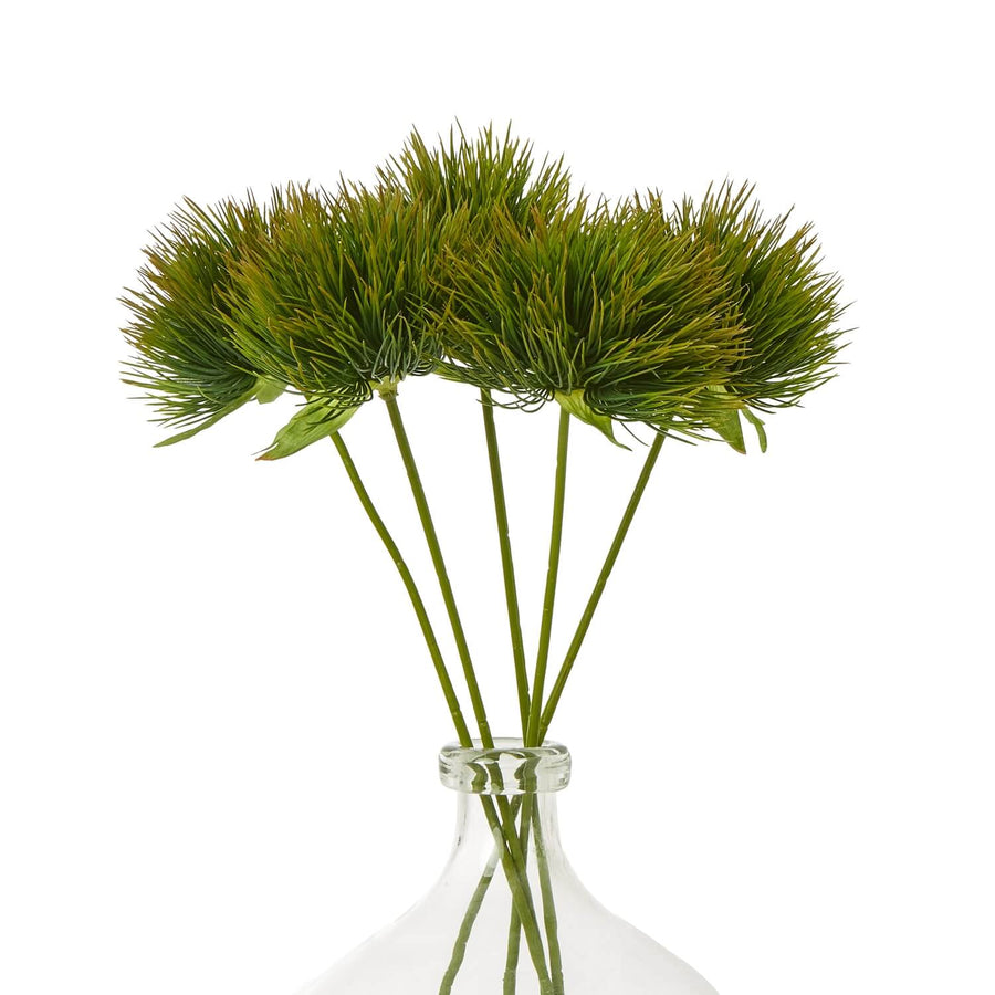 Lifelike green moss stem with feathery fronds, 67cm tall, made of premium plastic for zero-maintenance botanical decor. by Sostter at brixbailey.com