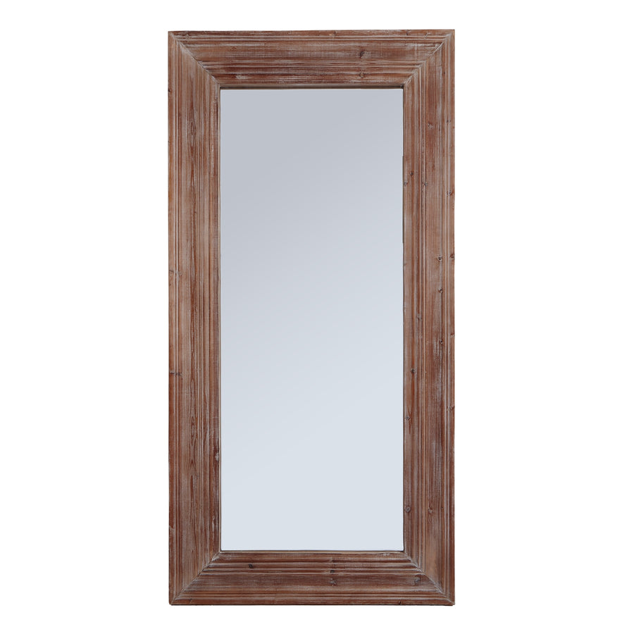 The Newby Washed Wood Large Mirror - Rustic Charm & Timeless Elegance for Every Interior by Hill Interiors at www.brixbailey.com