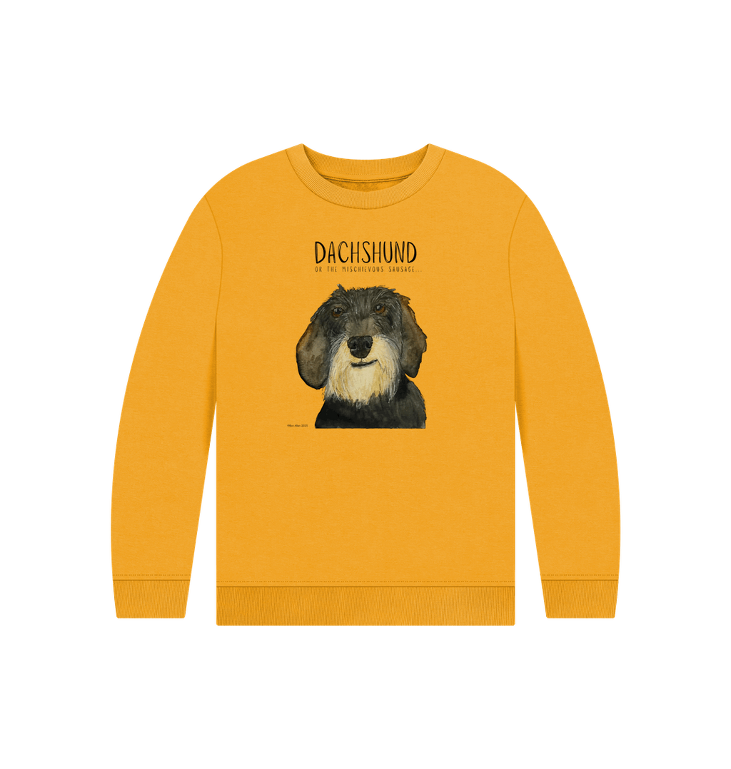 Snuggly Wire Haired Dog Kids' Sweatshirt – Ethically Made Cuteness!