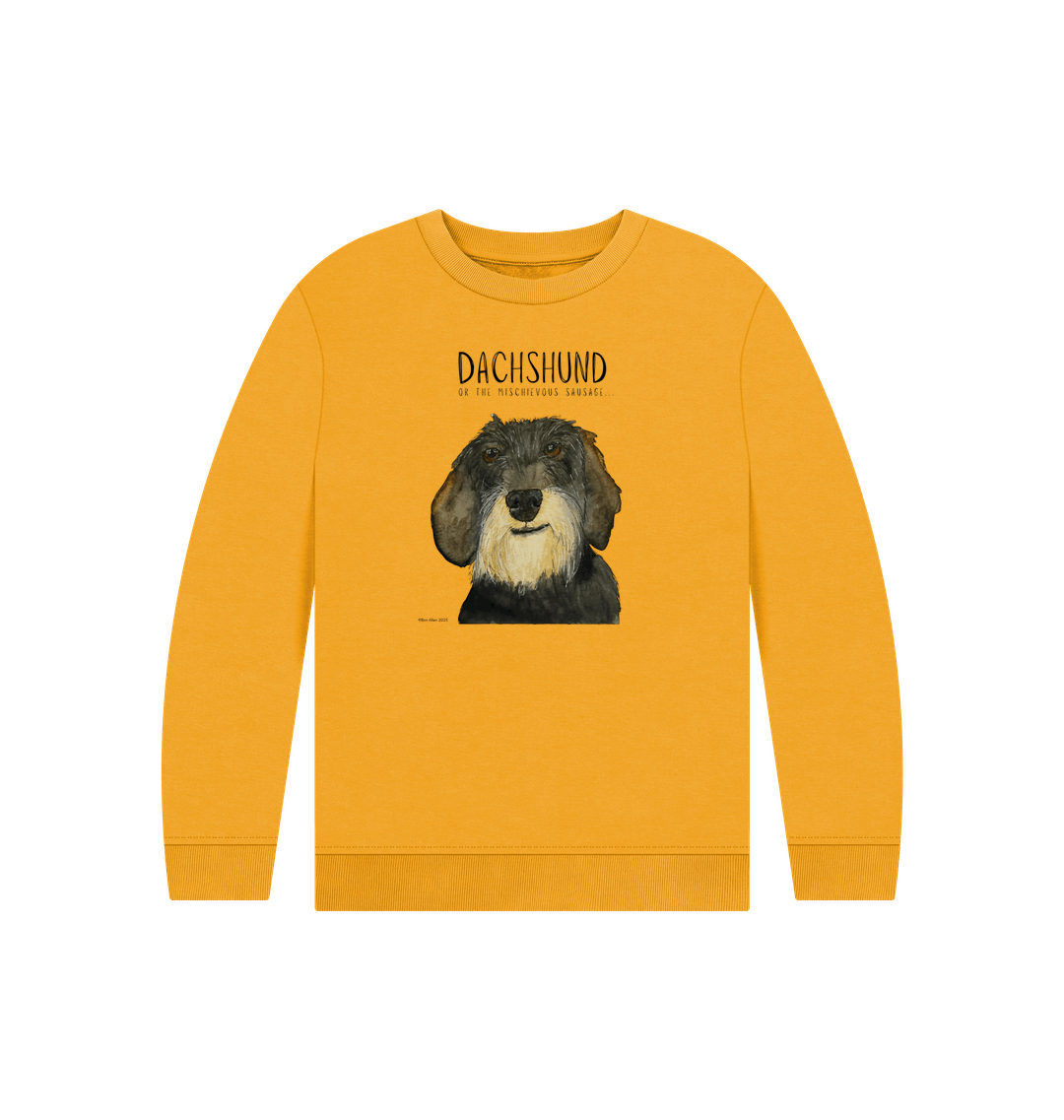 Snuggly Wire Haired Dog Kids' Sweatshirt – Ethically Made Cuteness!