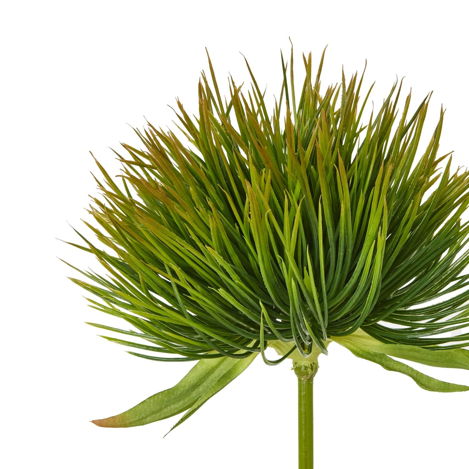 Lifelike green moss stem decor, 26-inch faux Tillandsia with feathery fronds, zero-maintenance botanical accent for interiors by Sostter at brixbailey.com