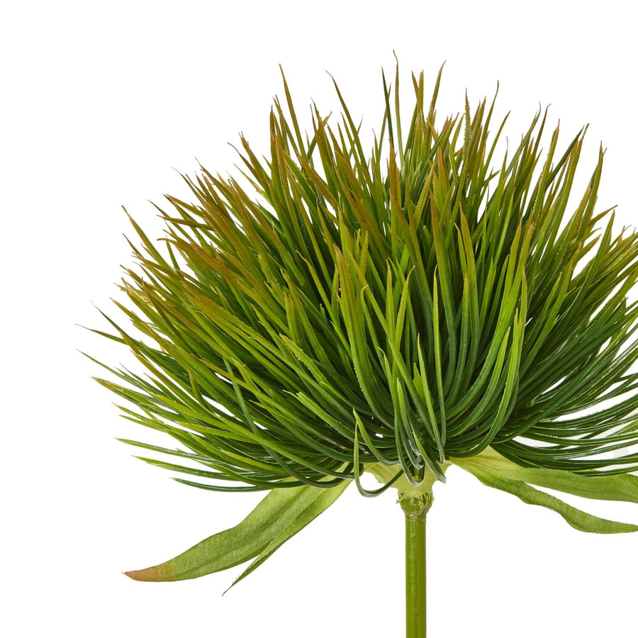 Lifelike green moss stem decor, 26-inch faux Tillandsia with feathery fronds, zero-maintenance botanical accent for interiors by Sostter at brixbailey.com