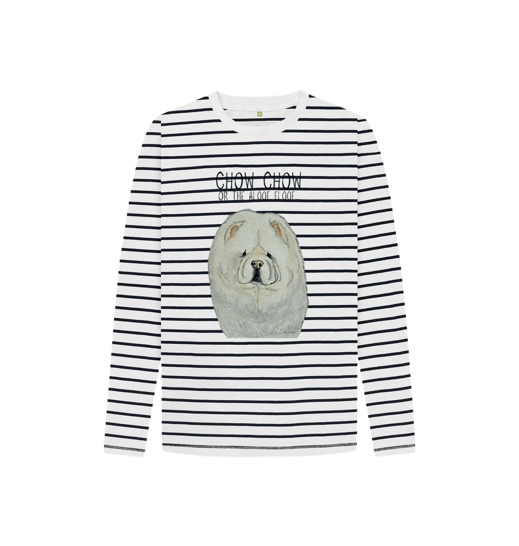 Cream Chow Chow Child’s Breton Top – Style Meets Adorable Fluff!