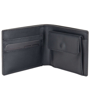 Classic Leather Billfold Wallet with Coin Pocket – 100% Genuine by RR at brixbailey.com