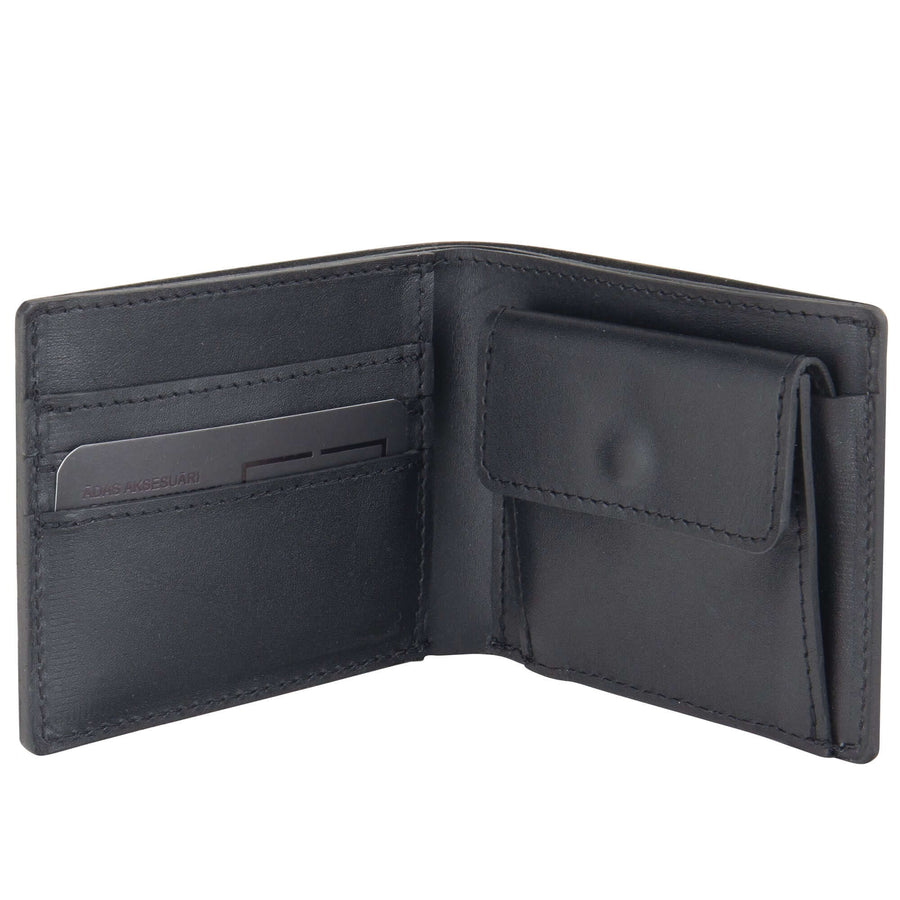 Classic Leather Billfold Wallet with Coin Pocket – 100% Genuine by RR at brixbailey.com