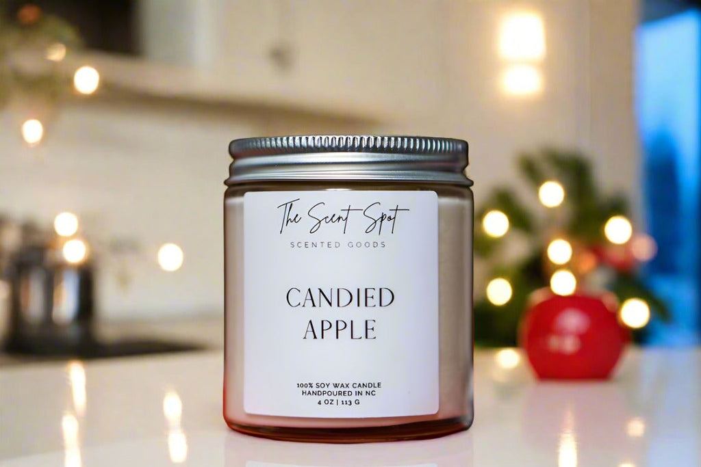 Candied Apple Soy Candle Winter Scent