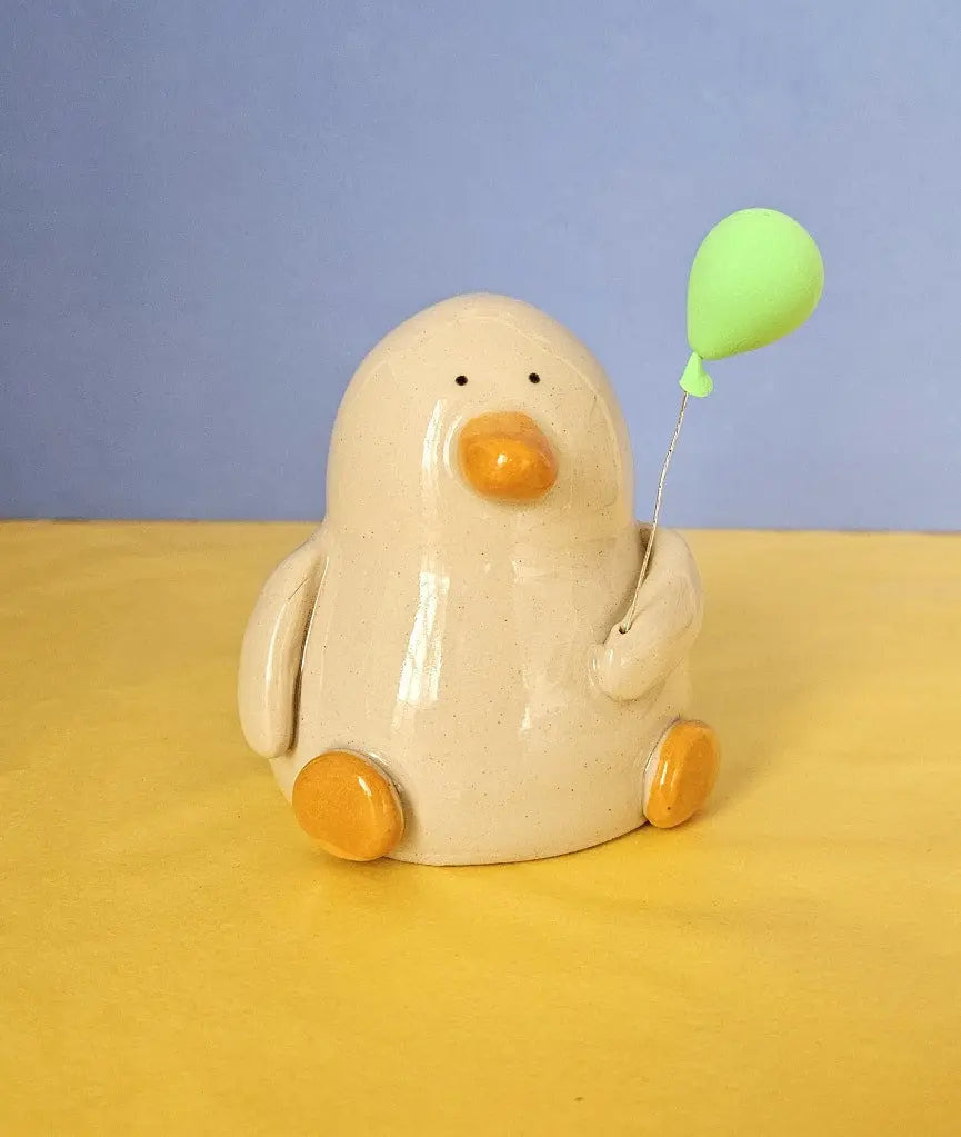 Trent at the Event Balloon Duck Handmade Ceramic