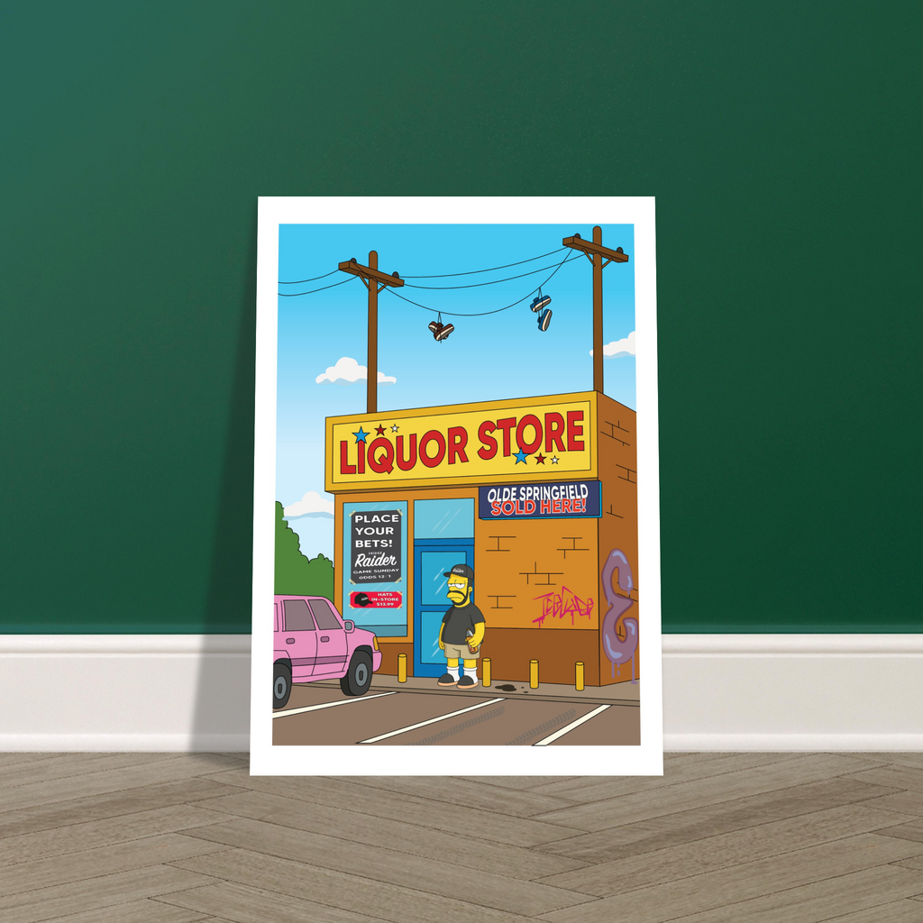 Doh Boy Liquor Store Print