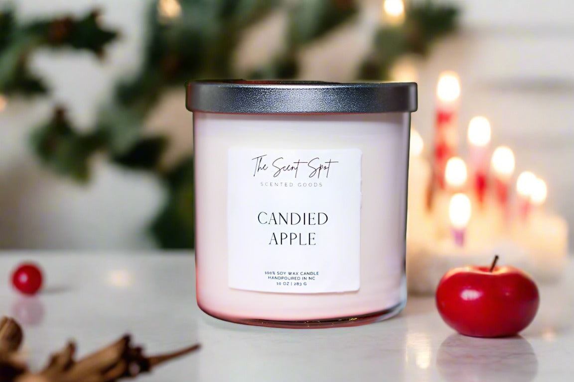 Candied Apple Soy Candle Winter Scent