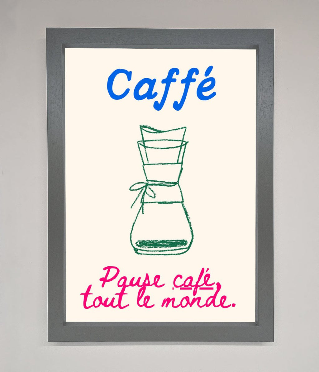 Caffe Art Framed Print