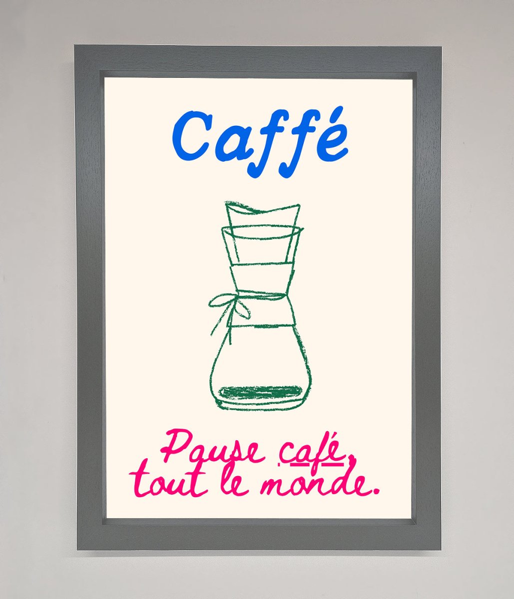 Caffe Art Framed Print
