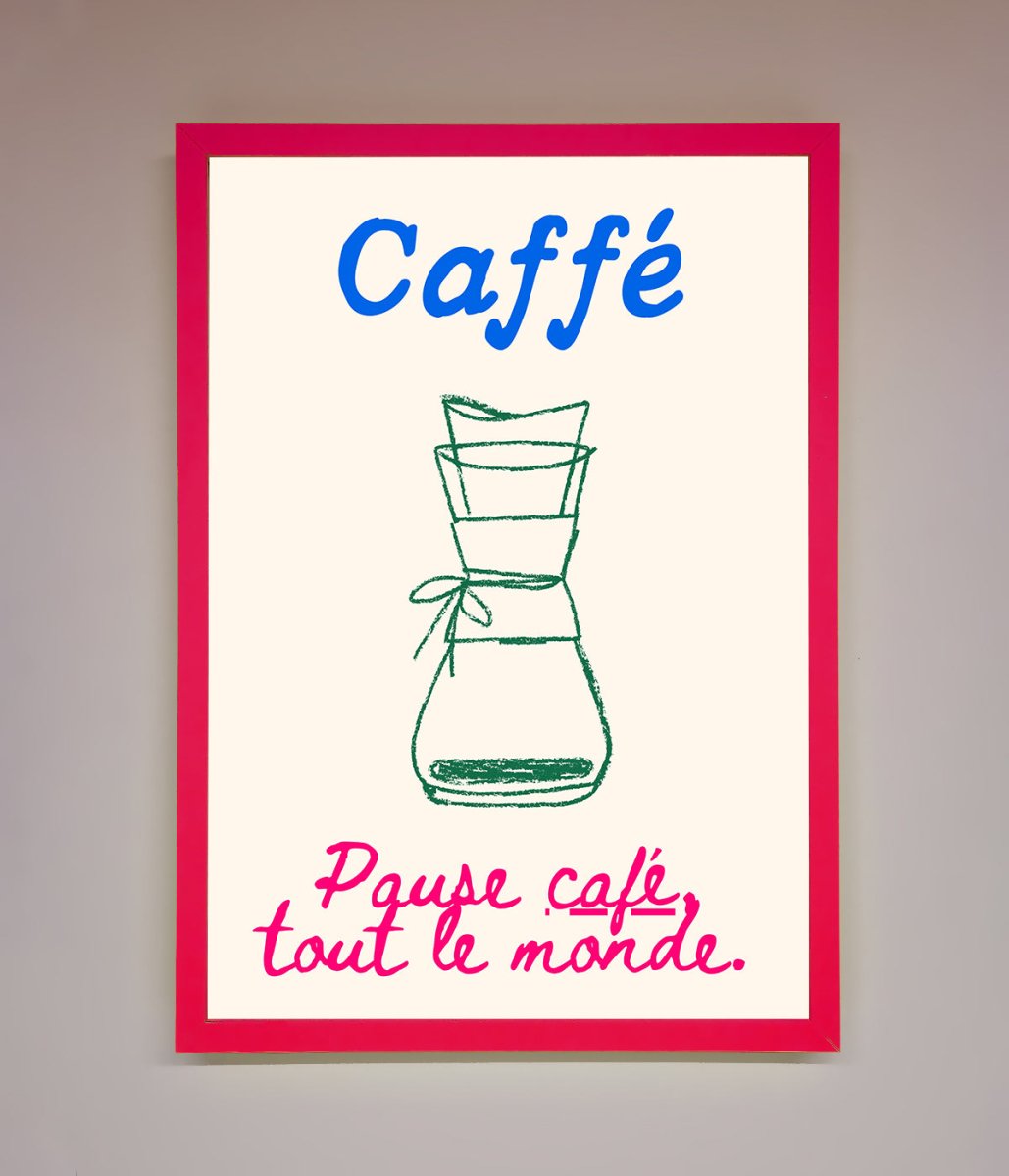Caffe Art Framed Print