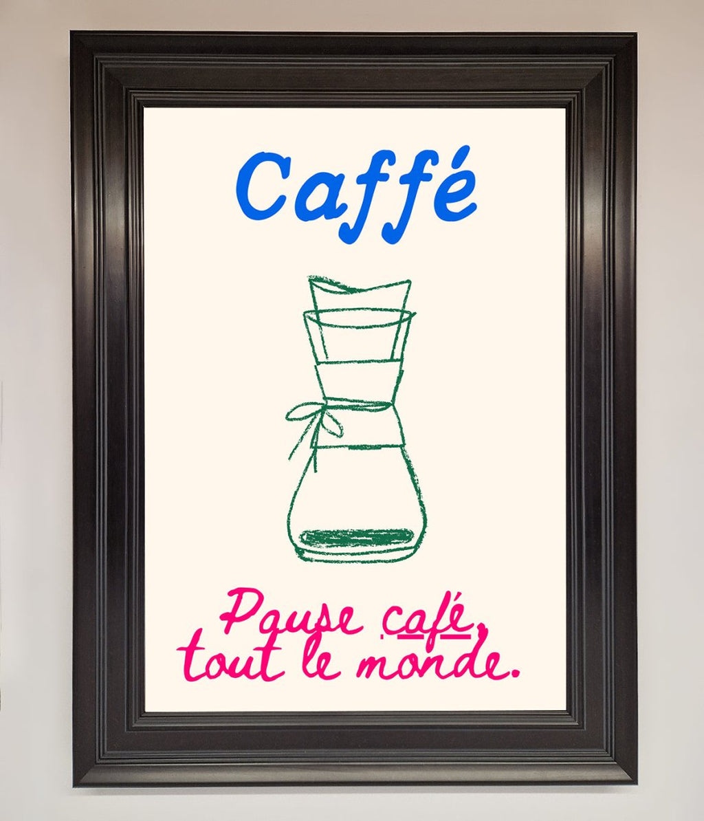 Caffe Art Framed Print