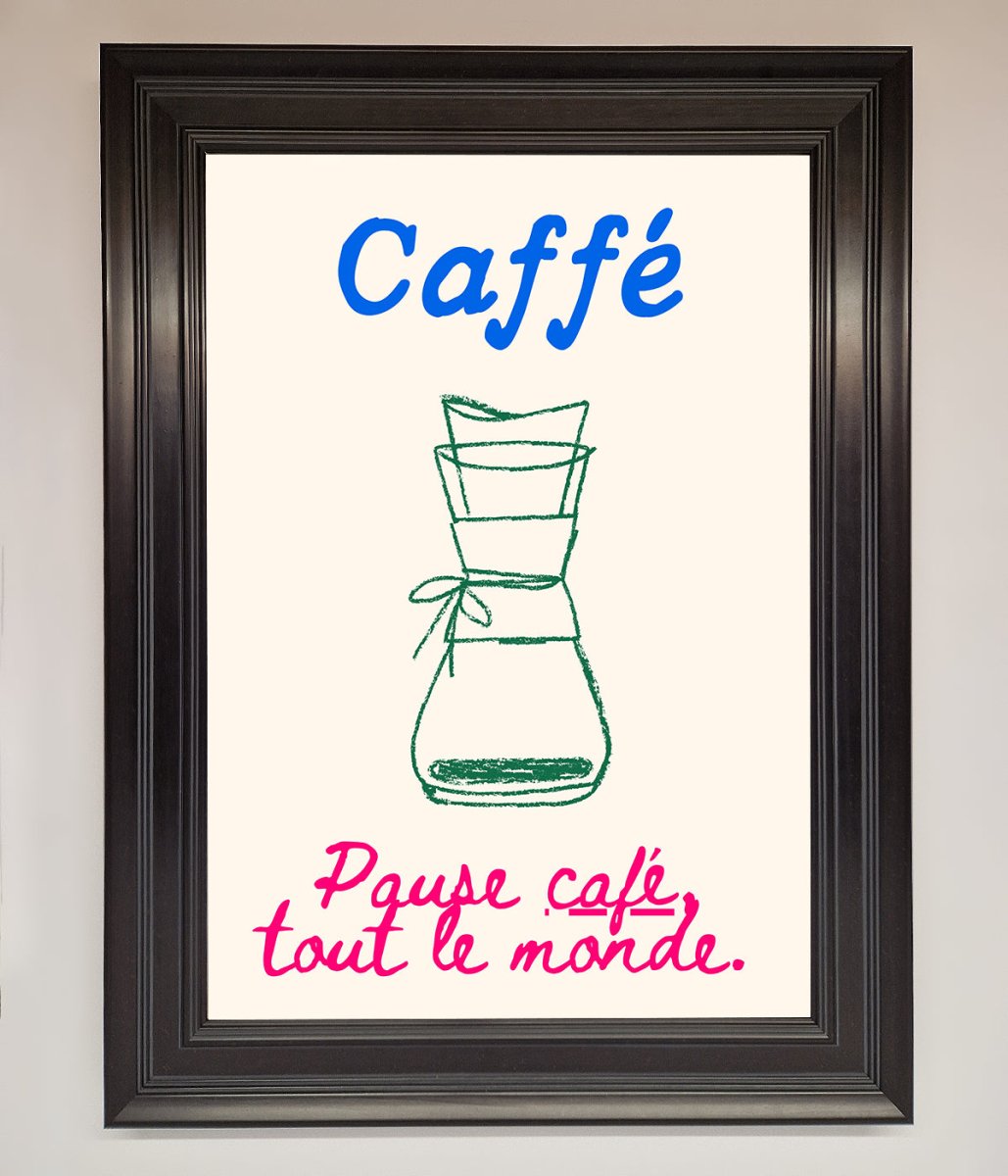 Caffe Art Framed Print