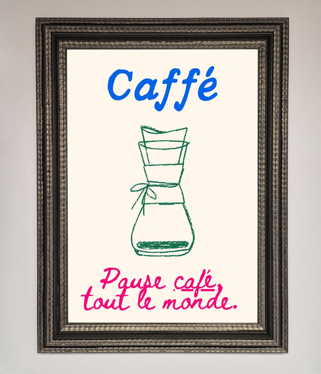 Caffe Art Framed Print
