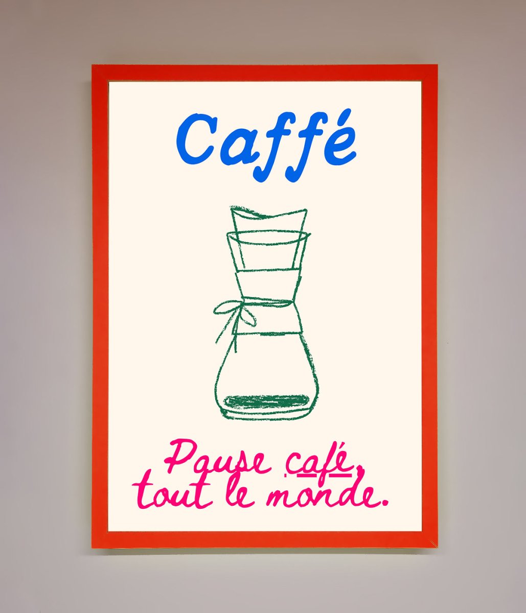 Caffe Art Framed Print