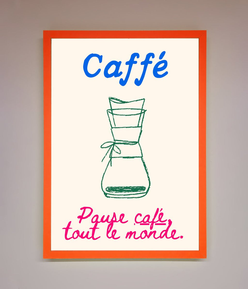 Caffe Art Framed Print