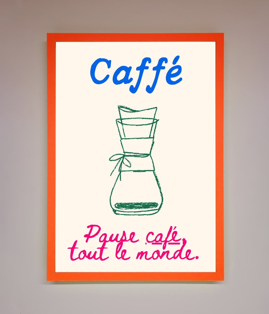 Caffe Art Framed Print