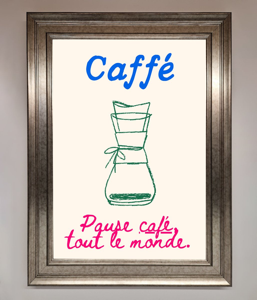 Caffe Art Framed Print