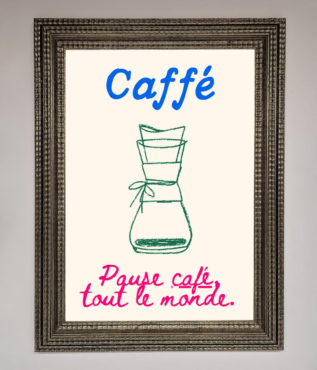 Caffe Art Framed Print