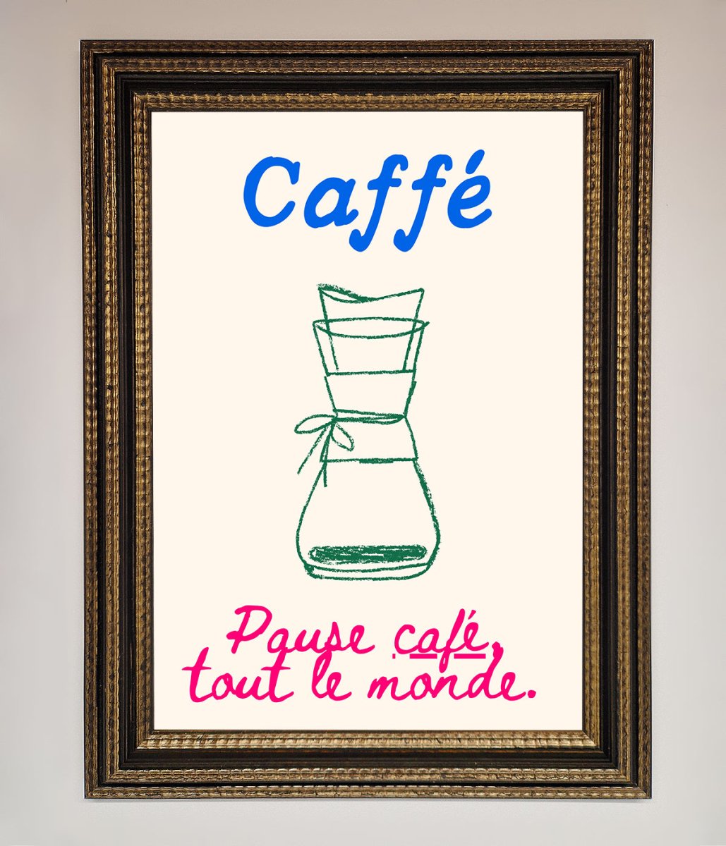 Caffe Art Framed Print
