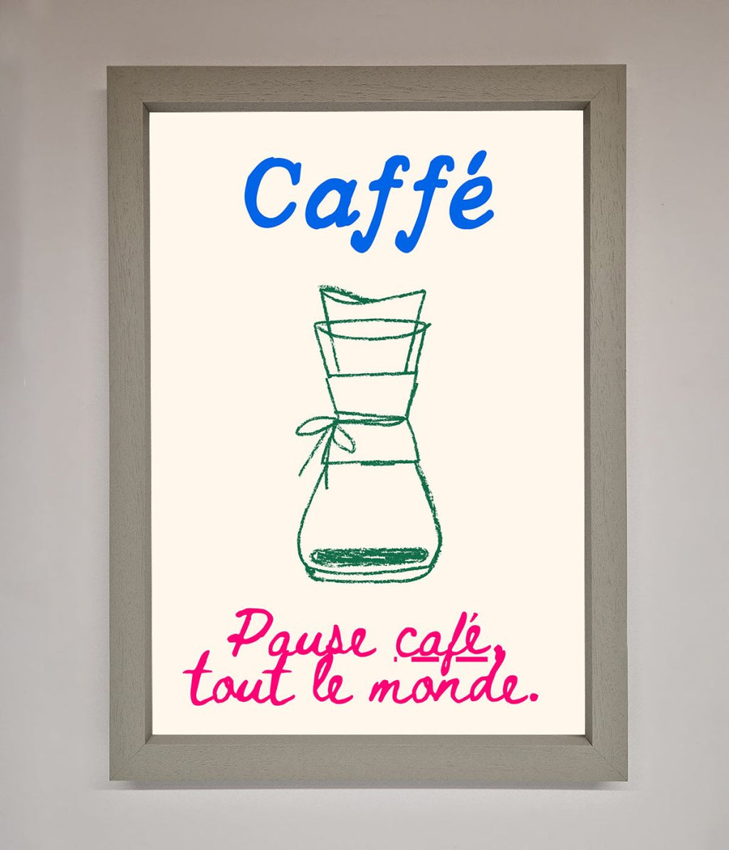 Caffe Art Framed Print